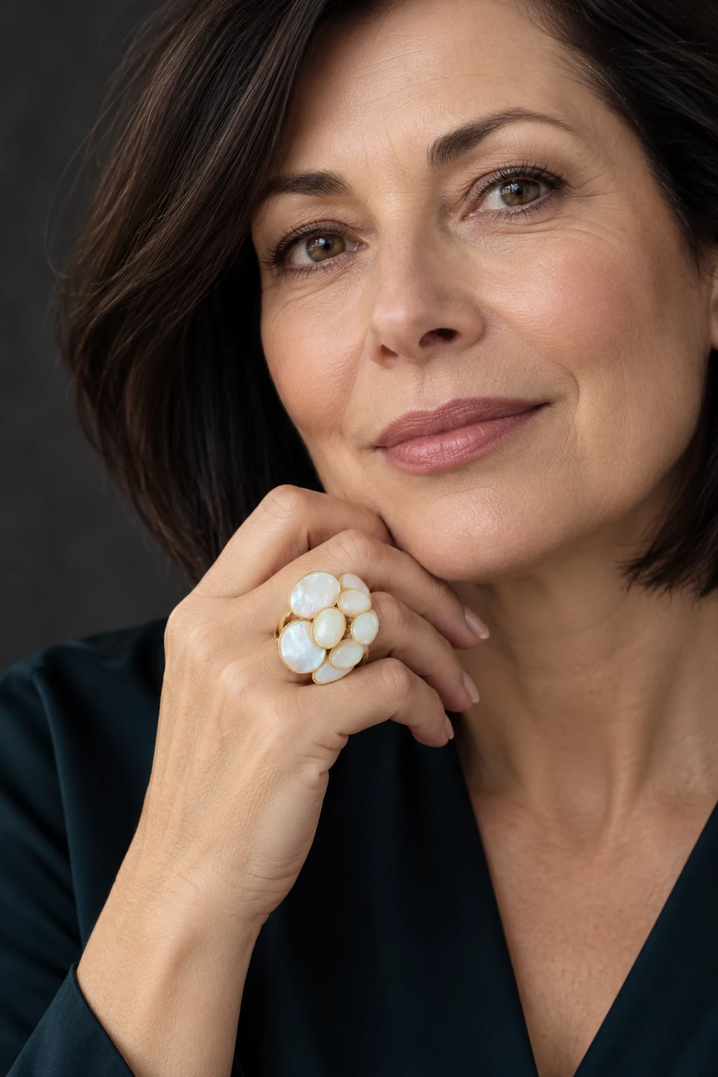 The Charlotte Jardin Ring worn on a model — AI-generated styling preview