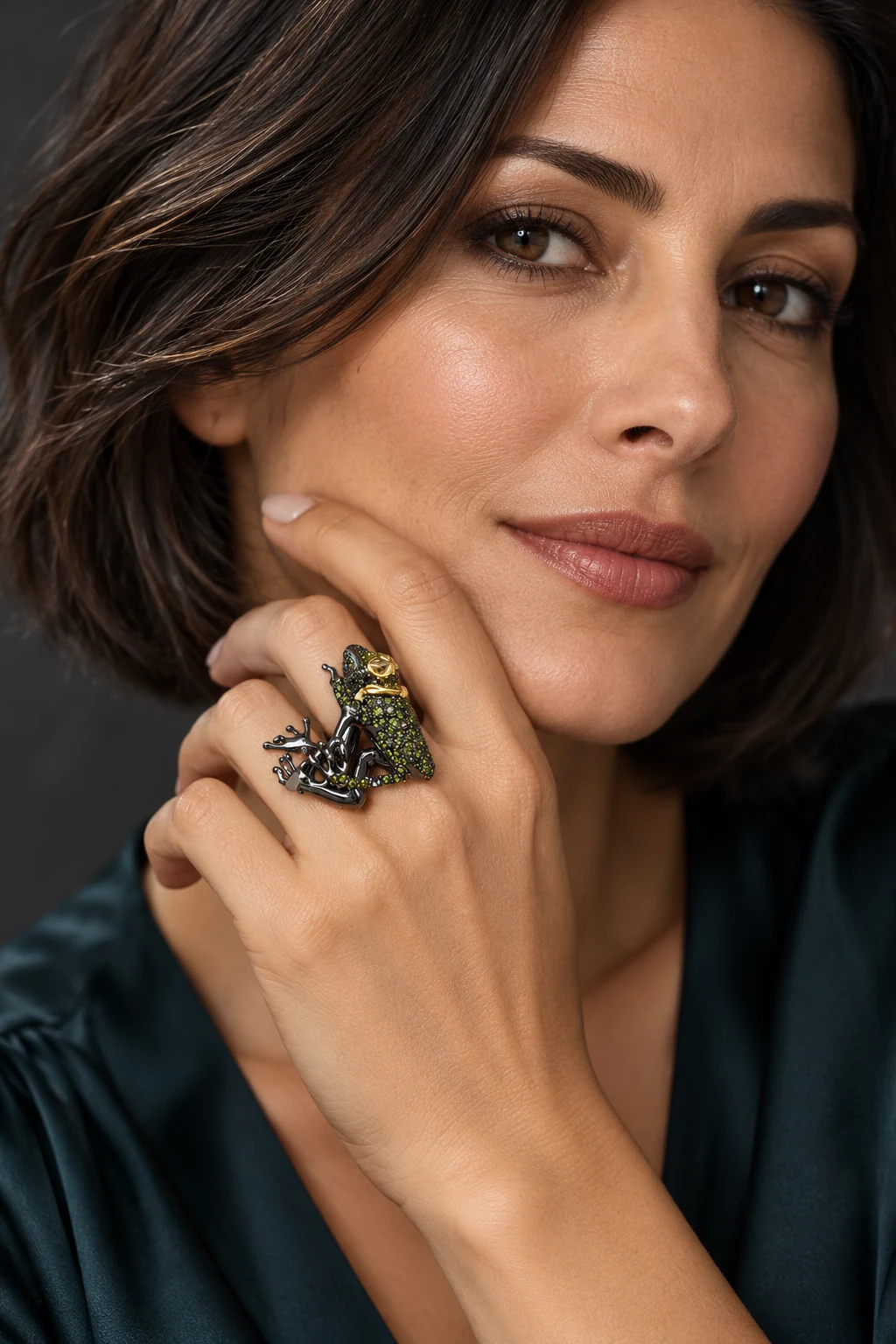 The Chloé Fable Ring worn on a model — AI-generated styling preview