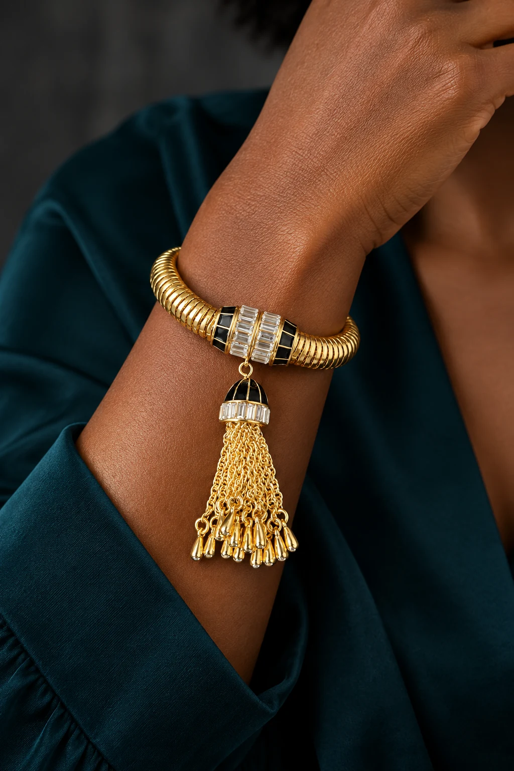 The Lise Poème Bracelet worn on a model — AI-generated styling preview