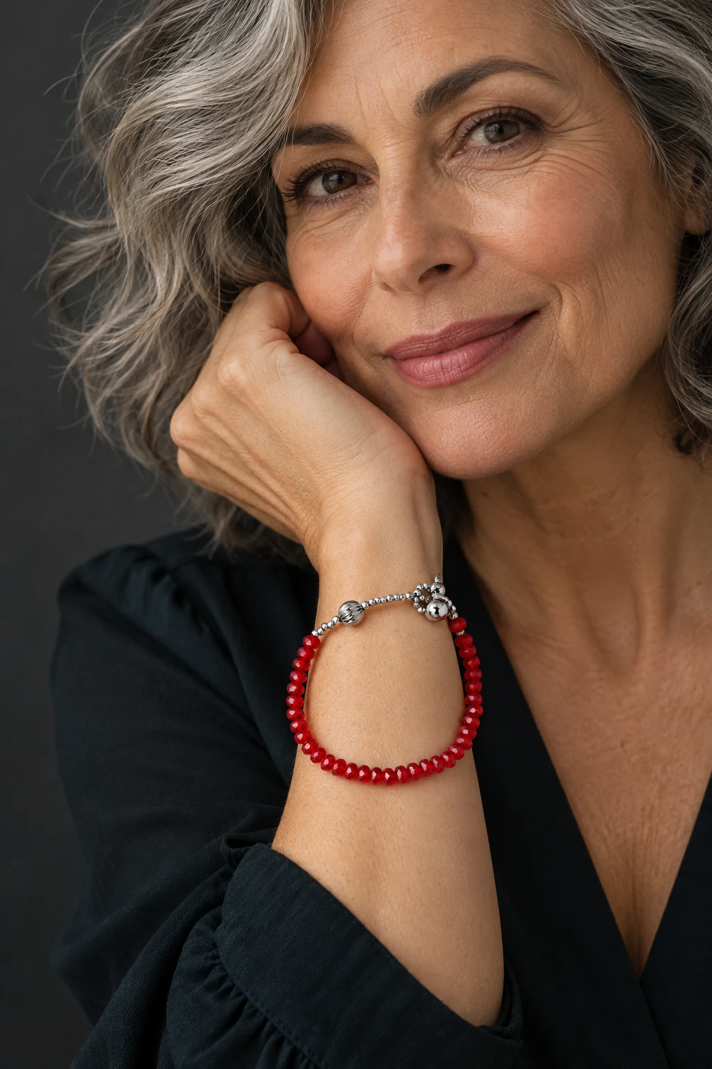 The Véronique Rhapsody Bracelet worn on a model — AI-generated styling preview