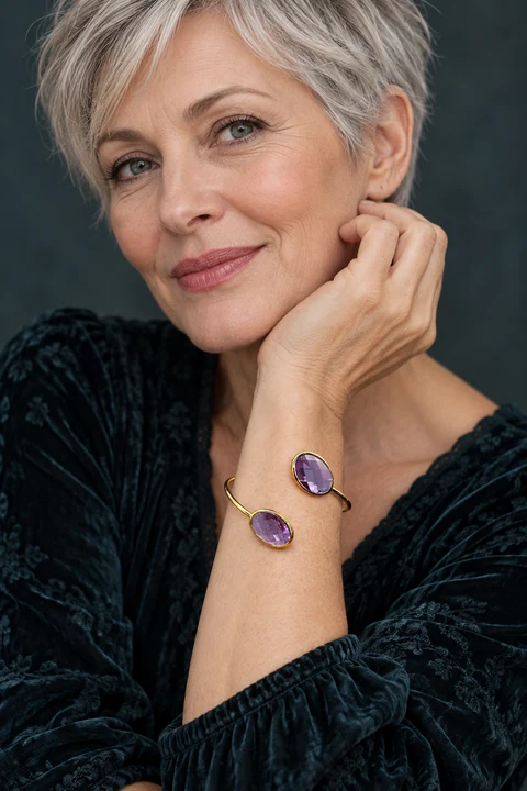 The Charlotte Reverie Bracelet worn on a model — AI-generated styling preview