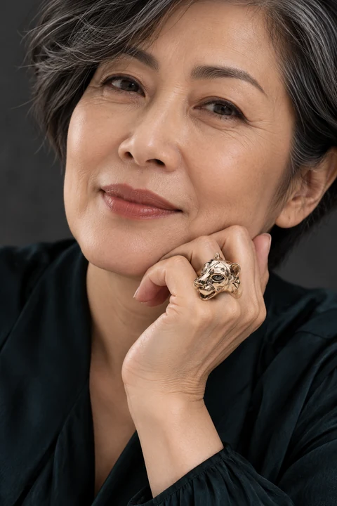 The Marie Rhapsody Ring worn on a model — AI-generated styling preview