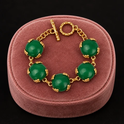 The Odette Sonnet Bracelet on a jewelry display — AI-generated styling preview