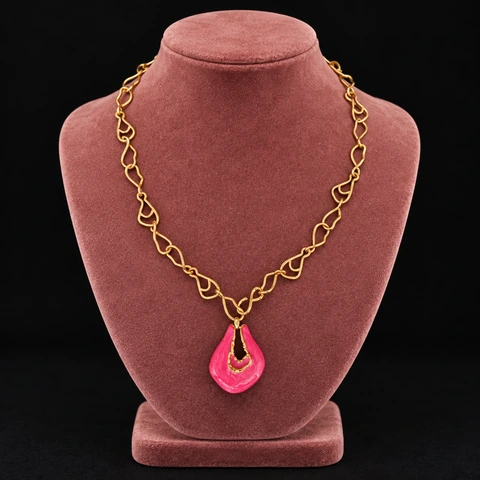 The Nadine Rhapsody Necklace on a jewelry display — AI-generated styling preview