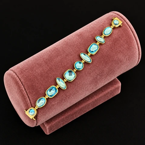 The Giselle Waltz Bracelet on a jewelry display — AI-generated styling preview