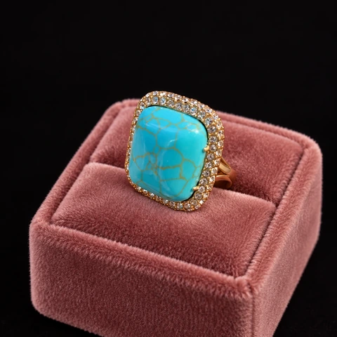 The Ambre Sonata Ring on a jewelry display — AI-generated styling preview