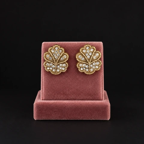 The Philomène Rhapsody Earrings on a jewelry display — AI-generated styling preview