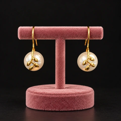 The Adeline Sonnet Earrings on a jewelry display — AI-generated styling preview