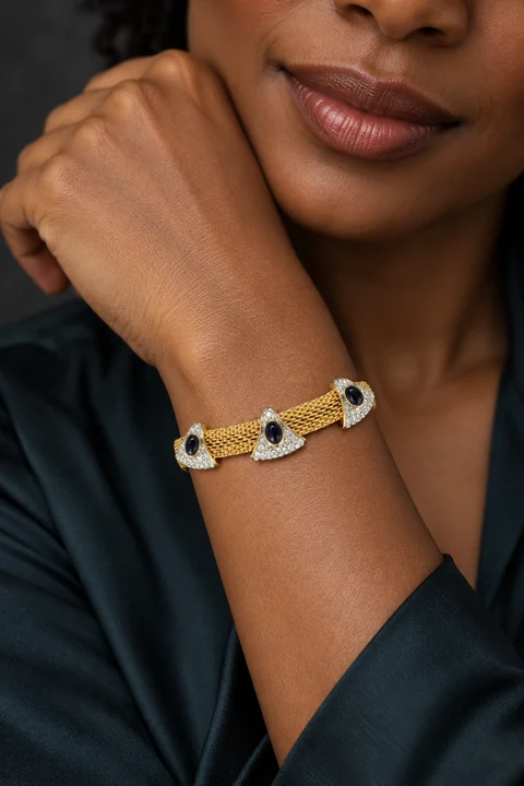 The Sidonie Reverie Bracelet worn on a model — AI-generated styling preview