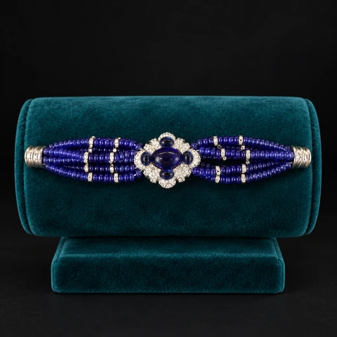 The Marion Sonnet Bracelet on a jewelry display — AI-generated styling preview