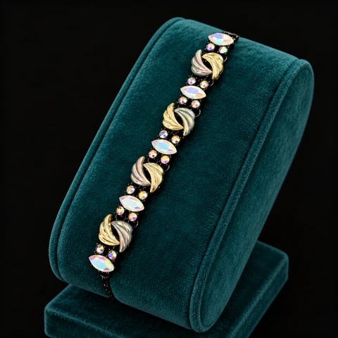The Ambre Muse Bracelet on a jewelry display — AI-generated styling preview