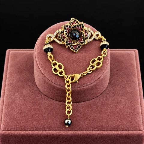 The Pénélope Promenade Bracelet on a jewelry display — AI-generated styling preview