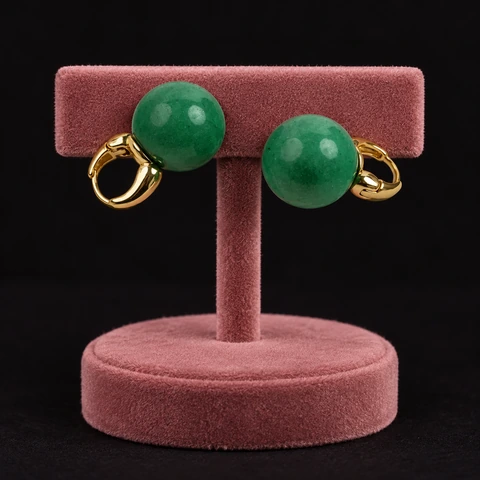 The Roxane Sonata Earrings on a jewelry display — AI-generated styling preview