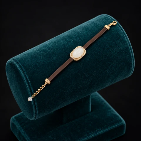 The Joséphine Jardin Bracelet on a jewelry display — AI-generated styling preview