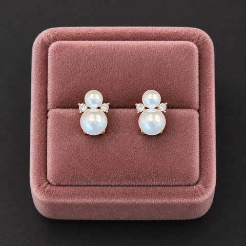 The Yvette Rhapsody Earrings on a jewelry display — AI-generated styling preview