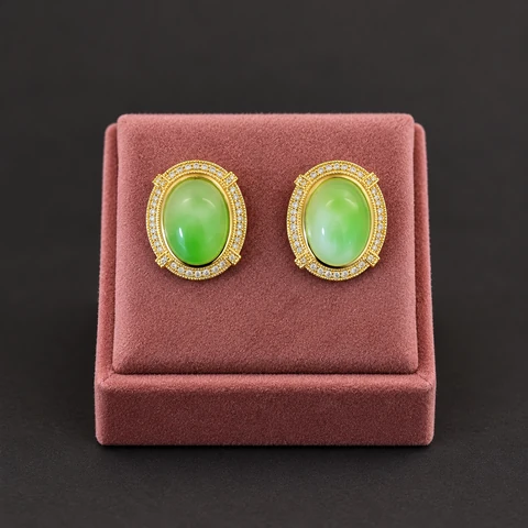 The Capucine Waltz Earrings on a jewelry display — AI-generated styling preview