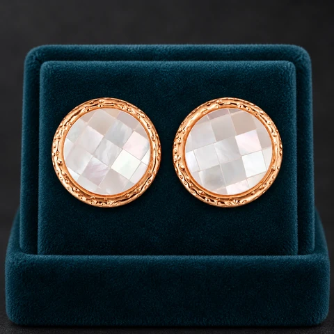 The Élodie Éclat Earrings on a jewelry display — AI-generated styling preview